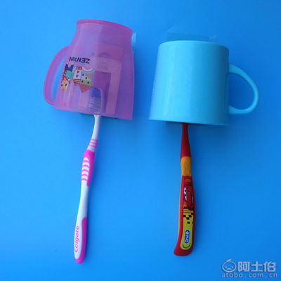 喜洗麗ML-1不銹鋼牙刷架 免打孔設(shè)計(jì)的創(chuàng)意收納解決方案